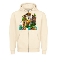 Sandshell holy nıght cows and sunflowers Zipper Hoodie - AdoDesignShop