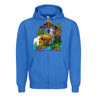 True Royal holy nıght cows and sunflowers Zipper Hoodie - AdoDesignShop