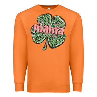 Carrot leopard shamrock mama Premium Sweatshirt - MaliasSmallBusiness