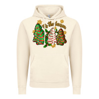 Vintage Artic 'tis the season christmas cake Vintage Hoodie - Zillion Design Studio