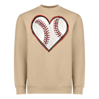 Mushroom baseball heart Heavyweight Sweatshirt - texasbilliewilder
