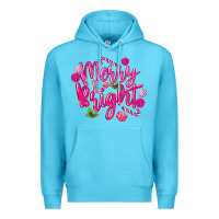 Ocean Blue merry and bright Premium Hoodie - MaliasSmallBusiness