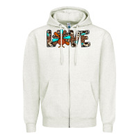 Love Turkey Zipper Hoodie | Teevron