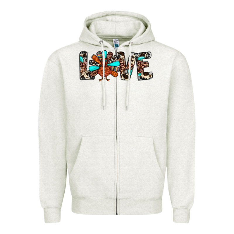 Love Turkey Zipper Hoodie by JahusDesignShop | Teevron