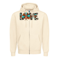 Sandshell love turkey Zipper Hoodie - JahusDesignShop