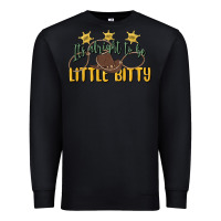 Black its alright to be little bitty Premium Sweatshirt - MaliasSmallBusiness