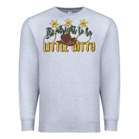 Heather Grey its alright to be little bitty Premium Sweatshirt - MaliasSmallBusiness