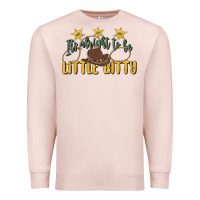 Pale Pink its alright to be little bitty Premium Sweatshirt - MaliasSmallBusiness