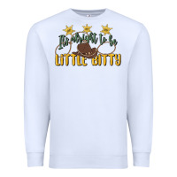 White its alright to be little bitty Premium Sweatshirt - MaliasSmallBusiness