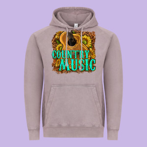 Country Music Western Vintage Hoodie Designed By Texasbilliewilder