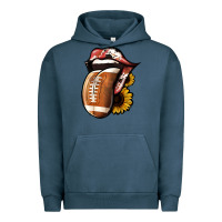 Pigment Midnight Navy football Urban Hoodie - Jasminsmagicworld