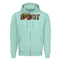 Seafoam Christmas Howdy Bronco Rodeo Zipper Hoodie - JahusDesignShop