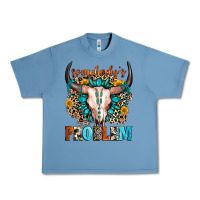 Pebble Blue somebody's problem Urban Heavy Tee - Zillion Design Studio