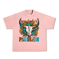 Salmon somebody's problem Urban Heavy Tee - Zillion Design Studio