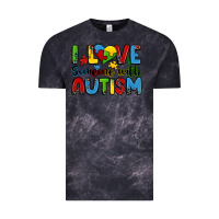 Cloud Black i love someone with autism Vintage Tee - Zillion Design Studio