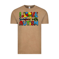 Vintage Coffee i love someone with autism Vintage Tee - Zillion Design Studio