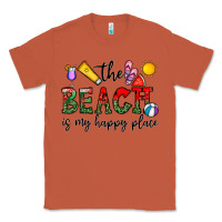 Copper the beach is my happy place Classic Tee - CowhideDigitalArt