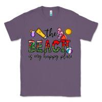 Lavender the beach is my happy place Classic Tee - CowhideDigitalArt