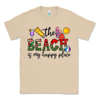 Mushroom the beach is my happy place Classic Tee - CowhideDigitalArt