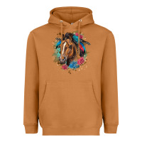 Meerkat quarter horse floral Heavyweight Hoodie - LillyAllenDesigns