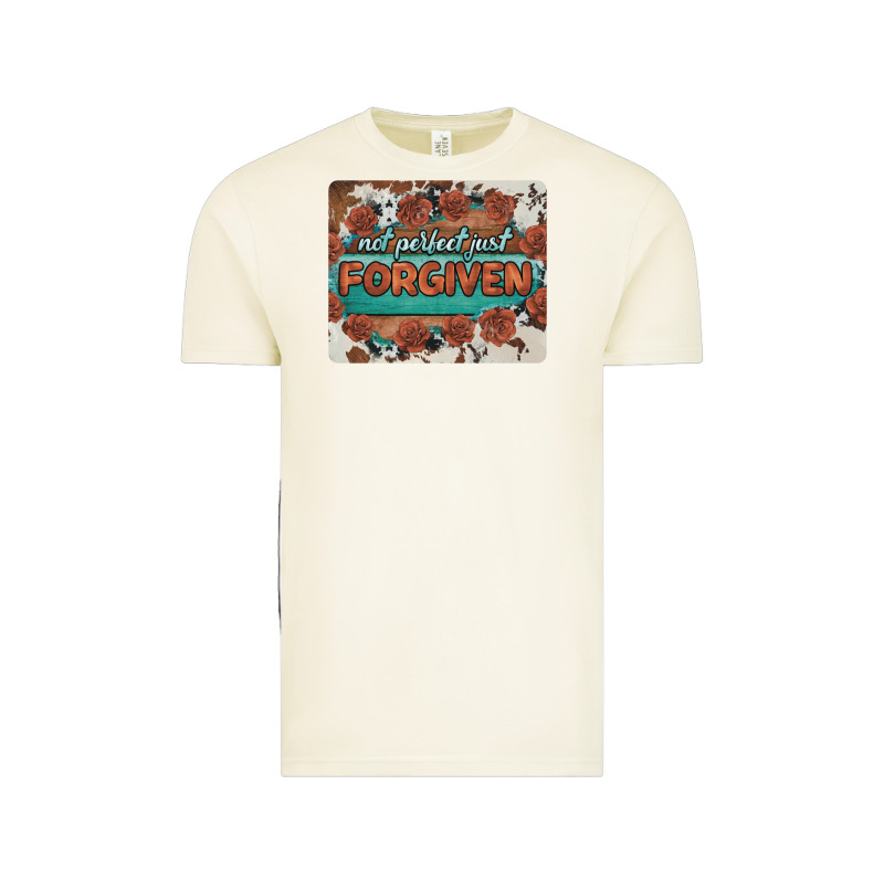 Not Perfect Just Forgiven Vintage Tee by BarkalooDesign | Teevron