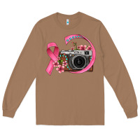 Toasted Coconut floral cancer ribbon vintage camera Long Sleeve Tee - FaDigitalArtStudio