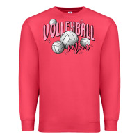 Cardinal volleyball mom Premium Sweatshirt - MaliasSmallBusiness