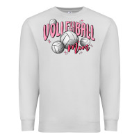 Dove Grey volleyball mom Premium Sweatshirt - MaliasSmallBusiness