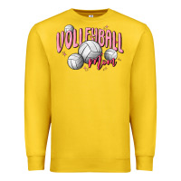 Lemon volleyball mom Premium Sweatshirt - MaliasSmallBusiness