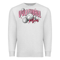 Oatmeal Heather volleyball mom Premium Sweatshirt - MaliasSmallBusiness