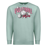 Seafoam volleyball mom Premium Sweatshirt - MaliasSmallBusiness