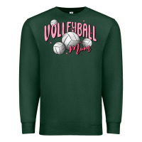 Sports Green volleyball mom Premium Sweatshirt - MaliasSmallBusiness