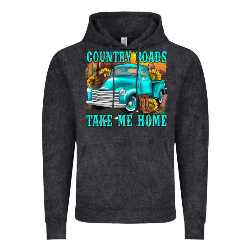 Country Roads Take Me Home Western Vintage Hoodie by texasbilliewilder | Teevron