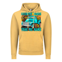 Vintage Mustard country roads take me home western Vintage Hoodie - texasbilliewilder