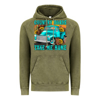 Vintage Olive country roads take me home western Vintage Hoodie - texasbilliewilder