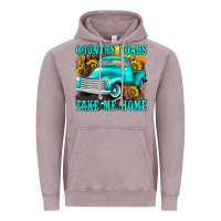 Vintage Zinc country roads take me home western Vintage Hoodie - texasbilliewilder