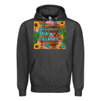 Charcoal Heather raised 90's country guitar cactus sunflower's Zipper Hoodie - Artiststas