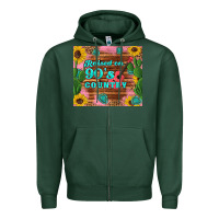 Sports Green raised 90's country guitar cactus sunflower's Zipper Hoodie - Artiststas