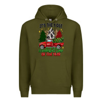 Army Green its the most wonderful time of the year Premium Hoodie - MaliasSmallBusiness