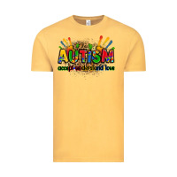 Vintage Mustard autism accept understand love Vintage Tee - Zillion Design Studio