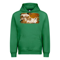 Emerald leopard cowhide brushstroke Urban Hoodie - Jasminsmagicworld