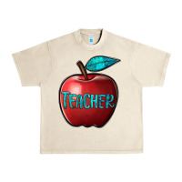 Sandshell apple teacher Urban Heavy Tee - BarkalooDesign