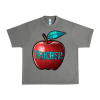 Tornado apple teacher Urban Heavy Tee - BarkalooDesign