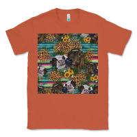 Copper western two cute heifers seamless pattern Classic Tee - HRA Design Shop