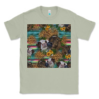 Matcha western two cute heifers seamless pattern Classic Tee - HRA Design Shop