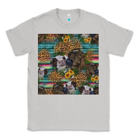 Moon Dust western two cute heifers seamless pattern Classic Tee - HRA Design Shop