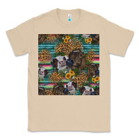 Mushroom western two cute heifers seamless pattern Classic Tee - HRA Design Shop