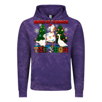 Cloud Purple honking through the snow Vintage Hoodie - Zillion Design Studio