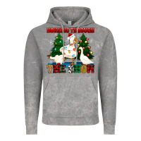 Cloud Rock honking through the snow Vintage Hoodie - Zillion Design Studio
