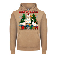 Vintage Coffee honking through the snow Vintage Hoodie - Zillion Design Studio